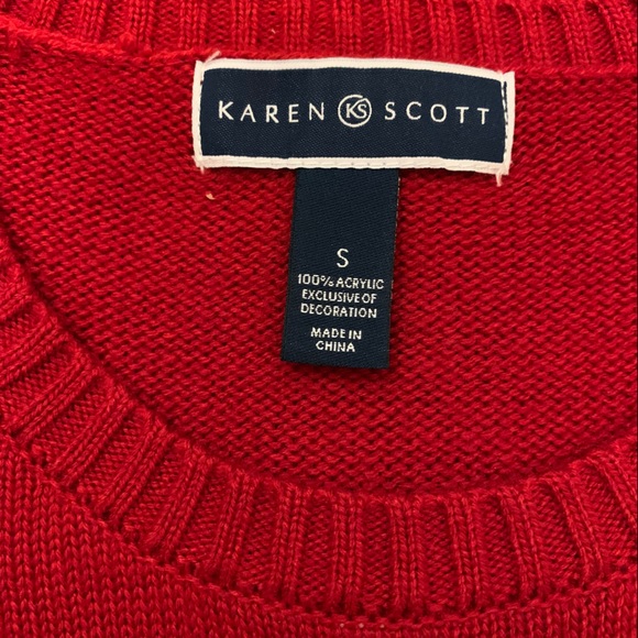 Karen Scott Winter Sweater. Women’s Small - Picture 3 of 3